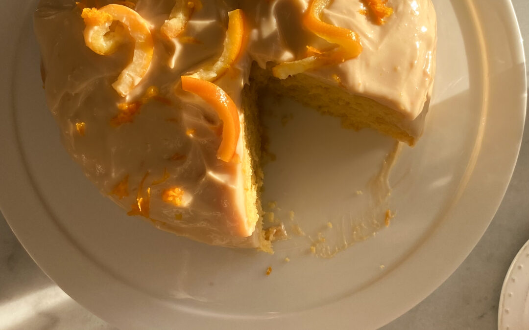Simple Orange Cake with Zesty Cream Cheese Frosting